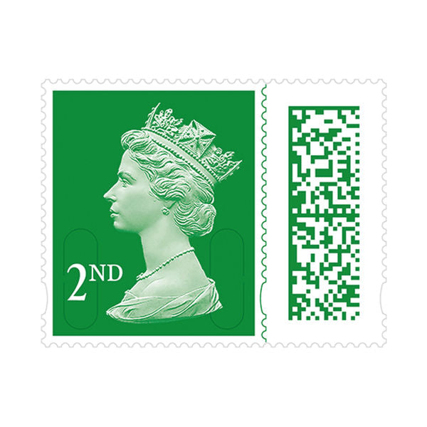 Royal Mail 50 x 2nd Class Stamp Sheet