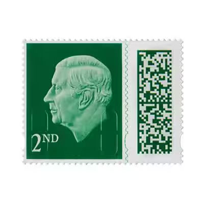 Royal Mail 50 x 2nd Class Stamp Sheet