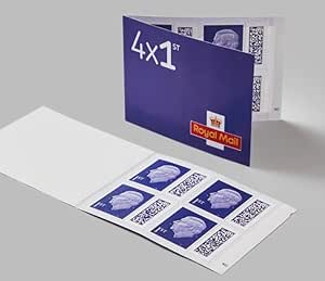 Stamps 1st Class 4X King Charles First Class Stamps Book of 4 1st Class Stamps Postage Stamps
