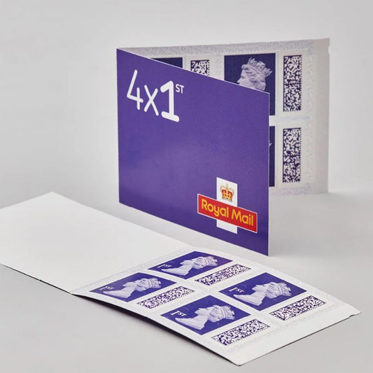 Book of 4 x 1st Class Stamps